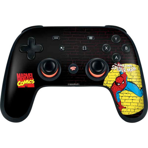 Marvel Classic Comics Amazing Spider-Man 70 Google Stadia Controller Skin